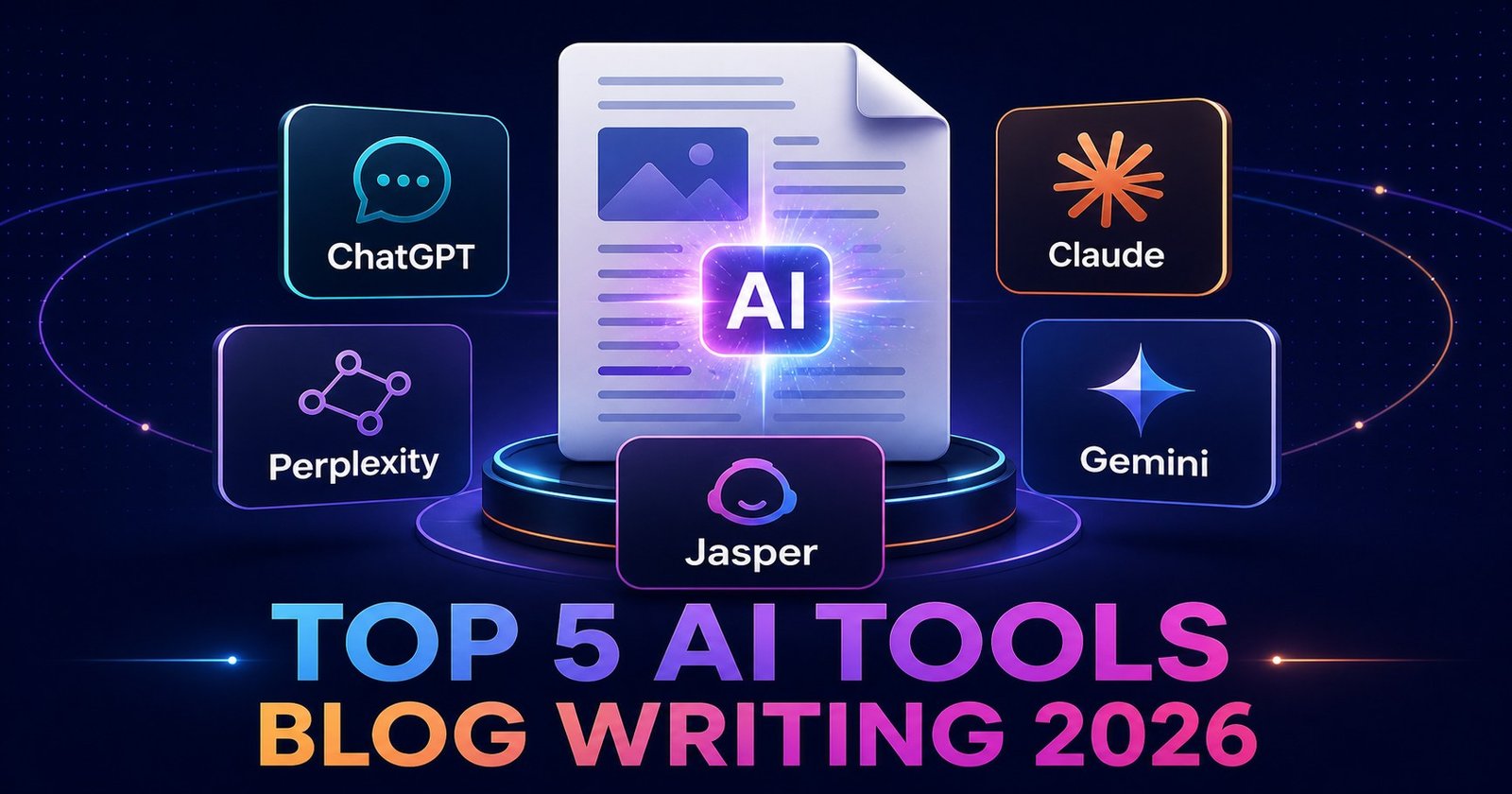 Top five AI tools for writing blog posts in 2026